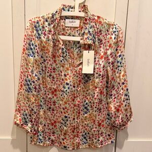 Ba&sh Room Top Floral Blouse size 0 nwt